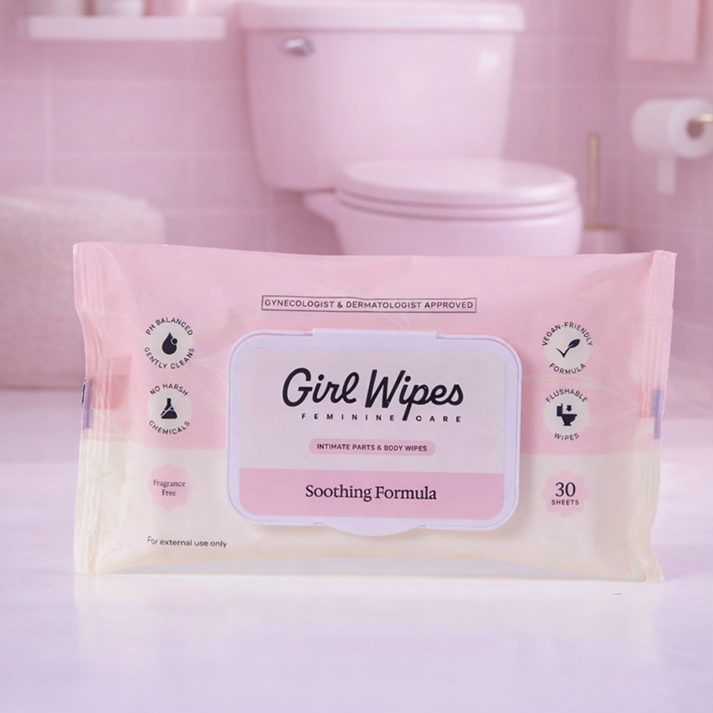 Girl Wipes - Flushable pH Balanced Wipes for Women